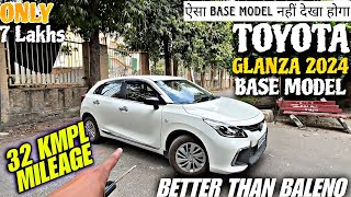 TOYOTA GLANZA Base Model Ownership Review  Glanza Base Model in 2024 🔥  Deepanshu Singhal [upl. by Dyal]