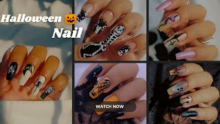 Top 5 Halloween Nail Art Design  2024 Halloween Nail design at home [upl. by Nightingale223]