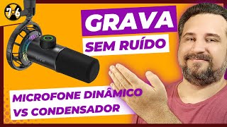 🎤✅ Microfone Condensador Vs Dinâmico  Gravação sem Ruídos com Fifine K658 [upl. by Aliwt631]