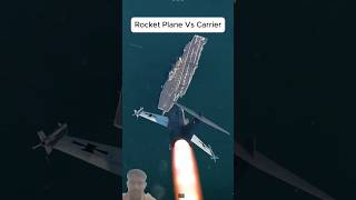 Rocket plane vs carrier 🚀🔥  military army shorts [upl. by Maharva]