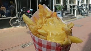 Where to eat in Amsterdam  Vlaams Friteshuis the best fries in Amsterdam [upl. by Cavit58]