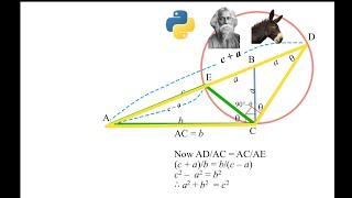 Original proof of Pythagorean Theorem [upl. by Horsey229]