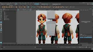 Low Poly Character Model [upl. by Grindle]