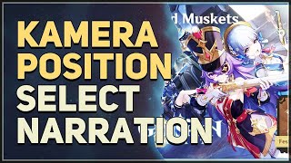 Kamera Position Select Narration Genshin Impact [upl. by Meredi]