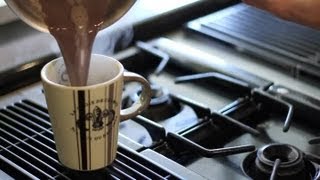 Hot Chocolate Using Sweetened Condensed Milk  Cooking With Chocolate [upl. by Elonore]