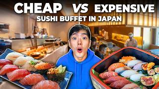 Cheap VS Expensive Sushi Buffet in Japan [upl. by Odnala916]