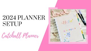 2024 PLANNER SETUP  Catch All Planner [upl. by Kubis]