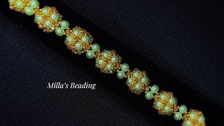 Beading Bracelet 💎 Beading Tutorial [upl. by Perrin]