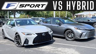 2025 Toyota Camry XSE VS Lexus IS350 F Sport Design Whats The Better Sporty Sedan [upl. by Hoeg226]