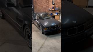 Rost entfernen  E36 ⁉️😂👌🏻 e36 drifter bmw shitbox rost funny fun bmwe36 cars driftcar [upl. by Malia]