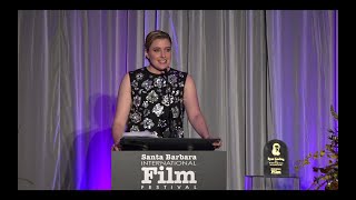 Kirk Douglas Award  Greta Gerwig Speech amp Ryan Gosling Award Presentation [upl. by Nnaes]