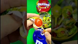 Satisfying video  Unpacking 2 MampMs 1 Skittels with Candy ASMR [upl. by Eniala]