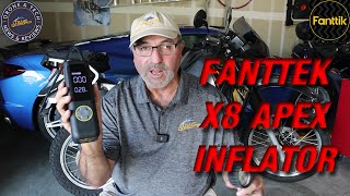 Fanttik X8 Apex Tire Inflator  Unboxing and Demonstration  You Need This In Your Car Or Motorcycle [upl. by Lolita641]