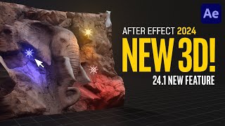 After Effects 241 New Feature Easy Image To 3D [upl. by Pail]