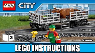 LEGO Instructions  City  60052  Cargo Train Book 3 [upl. by Nahta]