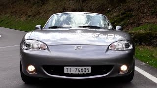 Mazda MX5 NB 18 2002  Driving Sound and Acceleration [upl. by Ylrbmik]