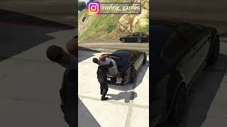 Surprising Franklin with Ford Mustang in GTA 5 rovinggamer gta5 [upl. by Enail]