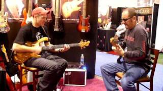 wojtek pilichowski With Joe Iaquinto at The NAMM Show 2010 [upl. by Genna]