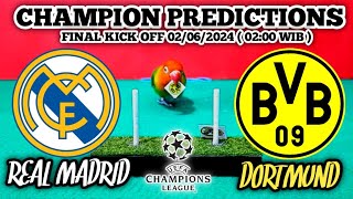 REAL MADRID VS DORTMUND  UEFA CHAMPIONS LEAGUE 20232024  PREDICTION QUEENS [upl. by Sacram]