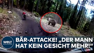 HORRORANGRIFF quotDer Mann hat kein Gesicht mehrquot Braunbär attackiert zwei Wanderer in Slowakei [upl. by Wiggins]