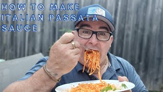 HOW TO MAKE HOMEMADE ITALIAN PASSATA SAUCE [upl. by Hobey]