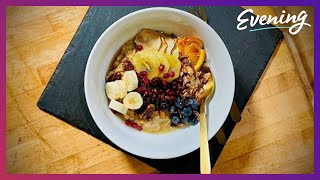 Start your mornings RIGHT 🍌 Plantbased power bowl  Makinis Kitchen [upl. by Faye]