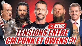 TENSIONS entre CM PUNK et OWENS  Les News [upl. by Golightly]