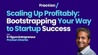 Scaling Up Profitably Bootstrapping Your Way to Startup Success [upl. by Yrollam]