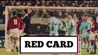 Demetrio Albertini second red card with AC Milan 19921993 [upl. by Bergstein362]