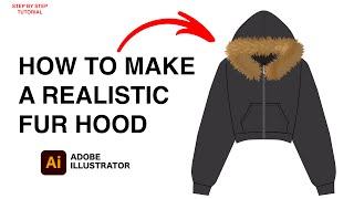 Adobe Illustrator Tutorial How to Make a Realistic Fur [upl. by Niraj]