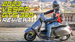 2023 Vespa GTS300 Review [upl. by Alimhaj90]