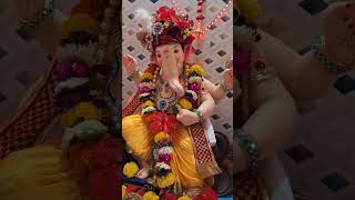 Shendur laal chadhayo  ganpati bappa aarti 🥰🙏 [upl. by Tnias]