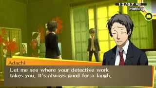 Persona 4 Golden Adachi Jester to Hunger Arcana New Scene [upl. by Repinuj]