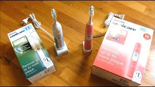 Sonicare Essence vs Series 2  Philips Electric Tooth Brush [upl. by Aicilak]