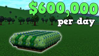 New 600Kday Bloxburg Berry Bush Farm [upl. by Thorlie]