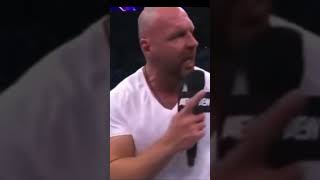 AEW Fan Yells At Jon Moxley to go Back to Roman [upl. by Yentterb]