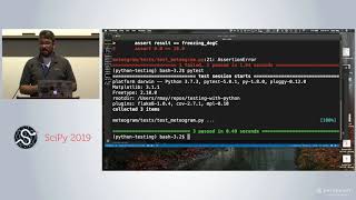 Testing your Python Code with PyTest  Scipy 2019 Tutorial  John Leeman Ryan May [upl. by Aimee]