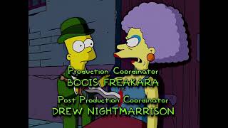 The Simpsons Treehouse Of Horror XV End Credits [upl. by Anilram147]