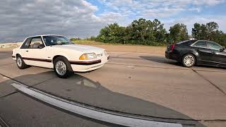 Notchback Mustang on the streets notchback foxbody mustangs [upl. by Direj457]