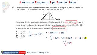 Preparación ICFES  Matemáticas Pregunta 22 [upl. by Irita]