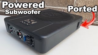 Powered Under Seat 10 Inch Subwoofer Review and Test [upl. by Nnyltak]