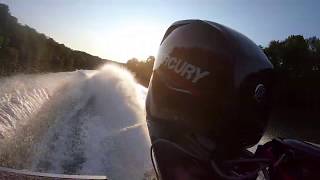 Test MErcury F40 Jet amp Riverlake 420 Fishing Machine [upl. by Ettolrahs]