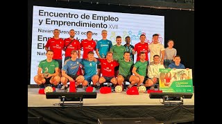 Torneo de fútbol 3x3 en el XVII Encuentro de Empleo y Emprendimiento de la UPNA [upl. by Nesyaj591]