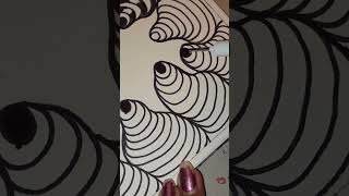 Easy zentangle pattern for beginners [upl. by Isidro]