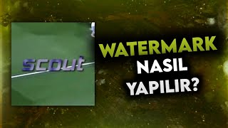 WATERMARK TEXT NASIL YAPILIR  Alight Motion  ScouT [upl. by Anitan110]