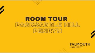 Packsaddle Hill Room Tour  Student accommodation at Falmouth University [upl. by Neersin]