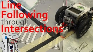 Program your EV3 Line Follower to Cross Intersections in Lines Unaffected [upl. by Ahcas]