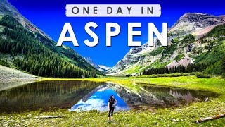 ASPEN Colorado ONE DAY Travel Guide  BEST THINGS to Do Eat amp See [upl. by Ycrem]