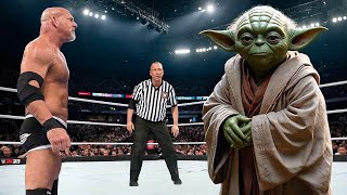 WWE 2K22  Goldberg vs Yoda  FULL MATCH  WWE Aug 3 2024 [upl. by Aiekram138]