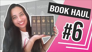 BOOK HAUL • As Crônicas de Gelo e Fogo  George RR Martin  Karina Nascimento  Paraíso dos Livros [upl. by Koralle754]